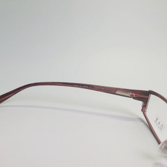 O&X New York OT-208U eyeglasses red full frame eyewear  53-18 136 C7 - Picture 11 of 11